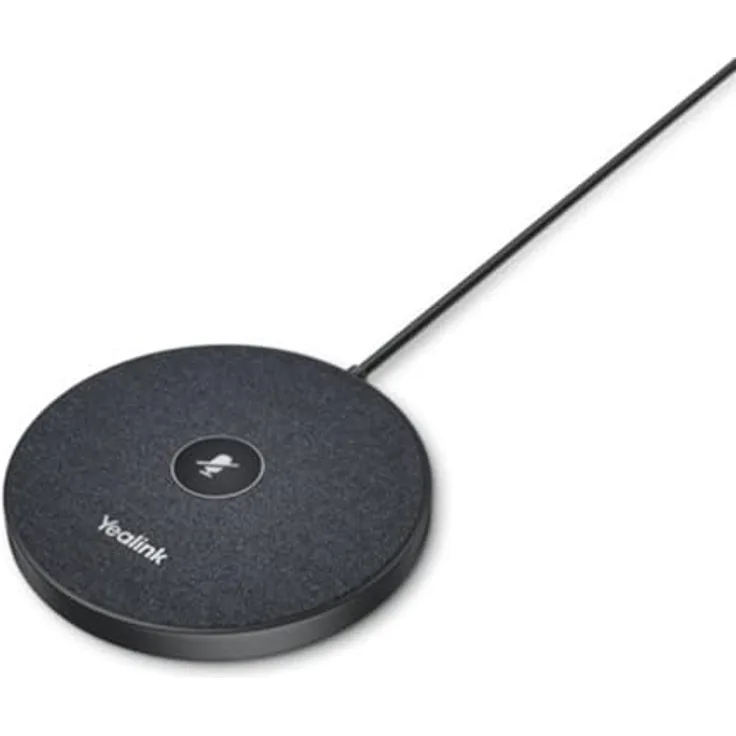 Yealink VCM35 Mikrofon-Array für Videokonferenzen, 360° Sprachabnahme, 6m Radius, Akustische Echounterdrückung, Noise Proof Technologie