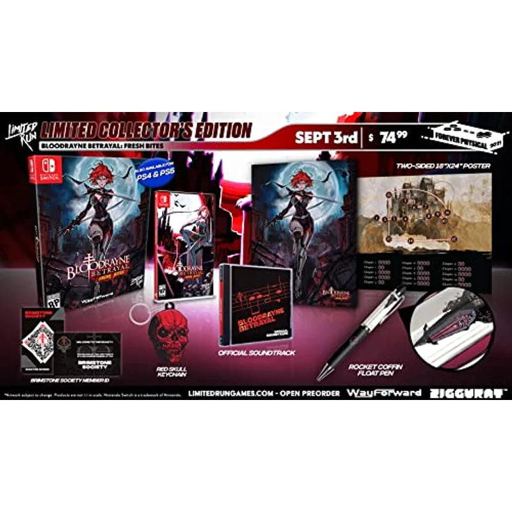 Limited Run Bloodrayne Betrayal: Fresh Bites (Collector's Edition) Nintendo Switch Game, Schwarz – Bild 2