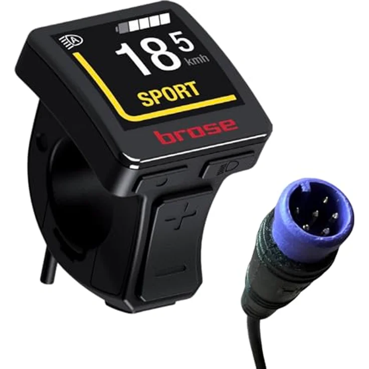Brose Zähler - Anzeige Unit Control Allround, Fahrradcomputer mit 1,5" Farb-Display und 14 Funktionen, schwarz – Bild 1