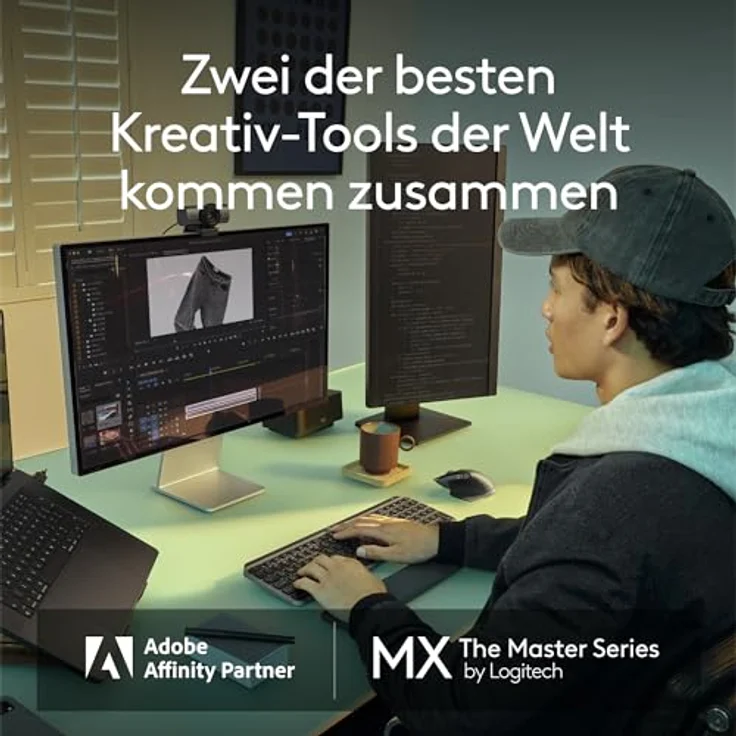 Logitech MX Keys S for Mac (DE, Kabellos), Tastatur, Grau mit Apple-Oberflächen und Logi Options+ Smart Actions – Bild 12
