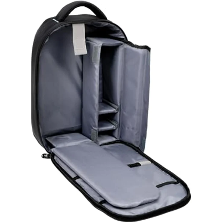 Vaonis Rucksack für Vespera, Kameratasche, Schwarz, regen- und staubgeschützt, mit umfangreichem Stauraum und gepolsterten Schultergurten – Bild 4