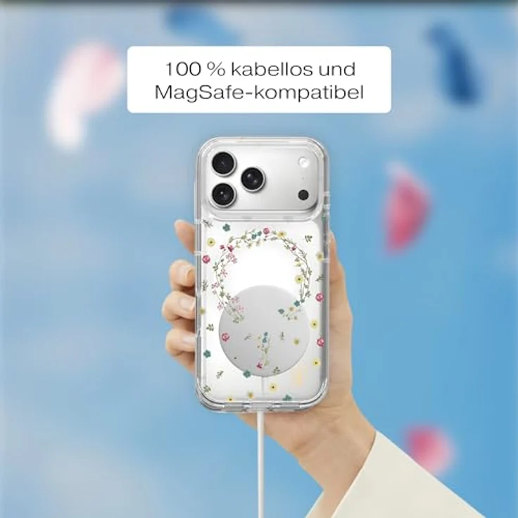 iDeal of Sweden Clear Case MagSafe für iPhone 17, Transparent, Petite Floral, versandkostenfrei – Bild 4