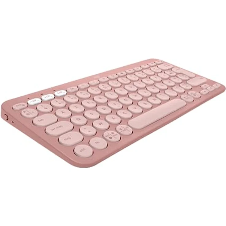 Logitech Pebble Keys 2 K380s - AZERTY French Layout, Rose – Bild 1