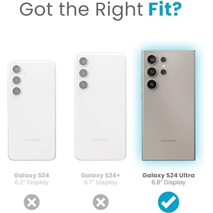 Speck Presidio 2 Grip Schutzhülle für Samsung Galaxy S24 Ultra, fall- und kameraschutz, stoßdämpfend, kabelloses Laden, hygienische Oberfläche, schwarz – Bild 2