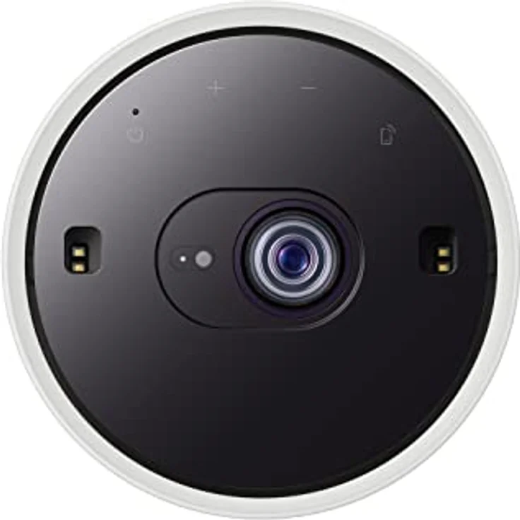 Samsung The Freestyle 2nd Generation, tragbarer Full HD Beamer mit 230 lm, 360-Grad-Sound, Weiss – Bild 4