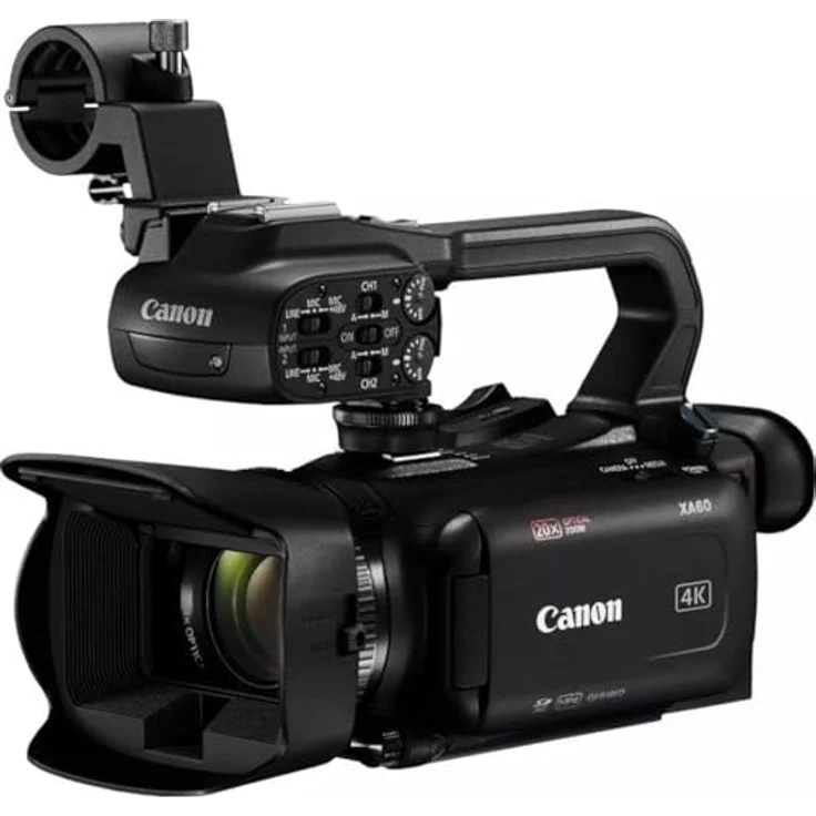 Canon XA60 Professional 4K Camcorder, 20x optischer Zoom, Silber, mit UVC-HD-Livestreaming – Bild 1