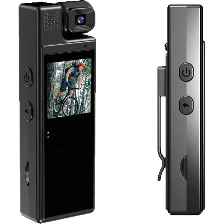 Exlene L9 Mini Kamera, 1080P HD Camcorder mit 1.3 Zoll Bildschirm, Nachtsicht und 140° Weitwinkel, tragbar und wasserdicht