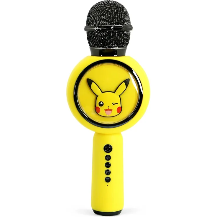 OTL Mikrofon Pokémon Pikachu Bluetooth Karaoke-Mikrofon mit LED-Leuchten, kabelloser Lautsprecher, Modell PK1206