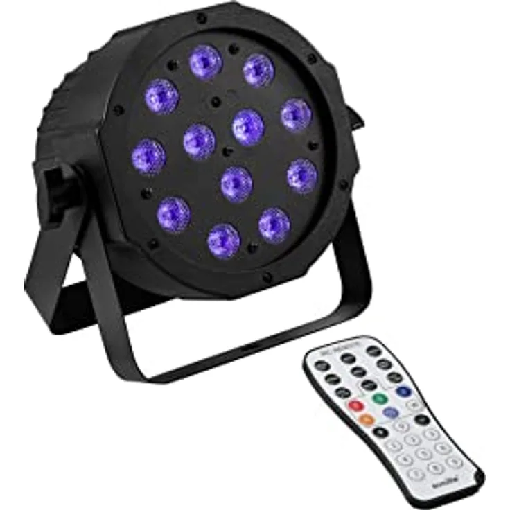Eurolite LED SLS-12 UV Floor, LED Scheinwerfer mit UV-Licht, Schwarz