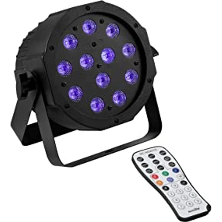 Eurolite LED SLS-12 UV Floor, LED Scheinwerfer mit UV-Licht, Schwarz – Bild 1