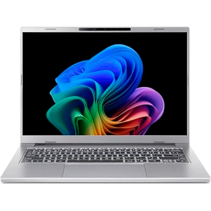 Acer Aspire 14 AI OLED A14-53M-52FA, 14" WUXGA OLED Notebook mit Intel Core Ultra 7, 32 GB RAM, 1 TB SSD und Wi-Fi 7, Silber – Bild 11