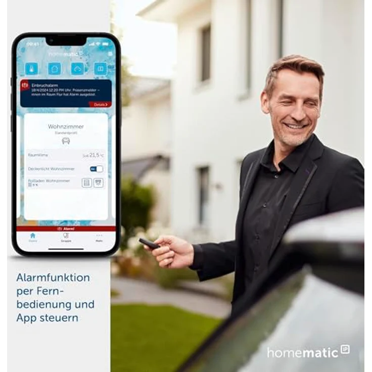 Homematic IP Schlüsselbundfernbedienung – Alarm (HmIP-KRCA) – Bild 5