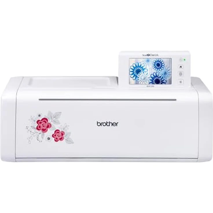 Brother ScanNCut SDX1250, Schneidemaschine mit automatischer Messereinstellung, 5" Display, weiß – Bild 1