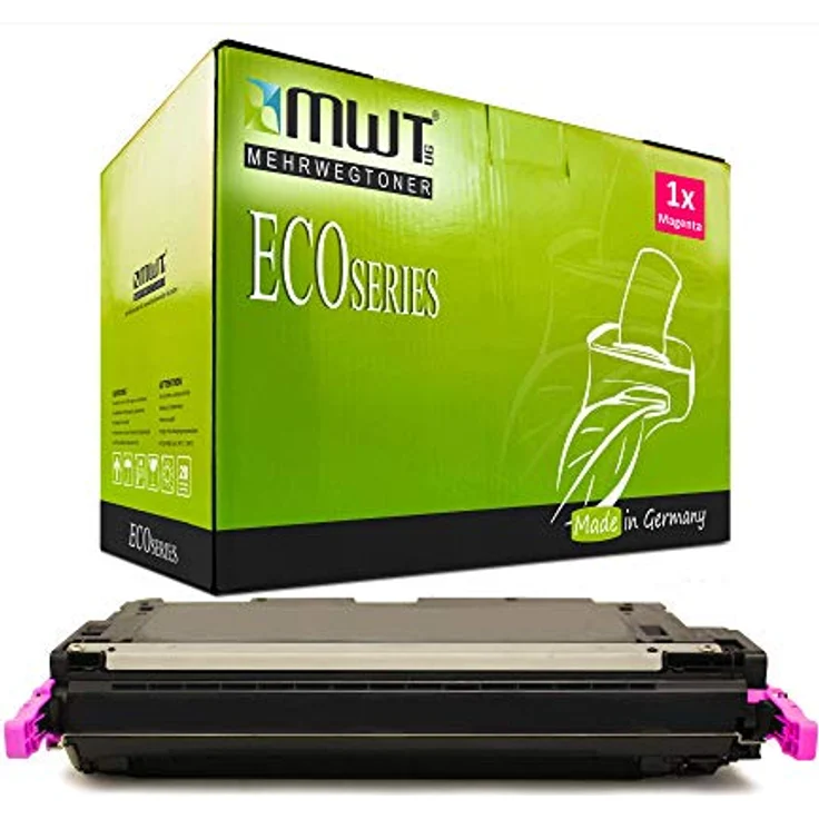 Kraft Office Supplies kompatibler Toner für HP Color Laserjet 4700, Rot/Magenta, ersetzt Q5953A 643A, ca. 10.000 Seiten – Bild 1