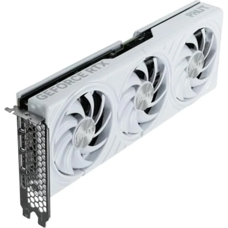 Palit RTX5070 WHITE OC, Grafikkarte mit 12 GB GDDR7 Speicher, PCI Express 5.0, 8K Unterstützung – Bild 5