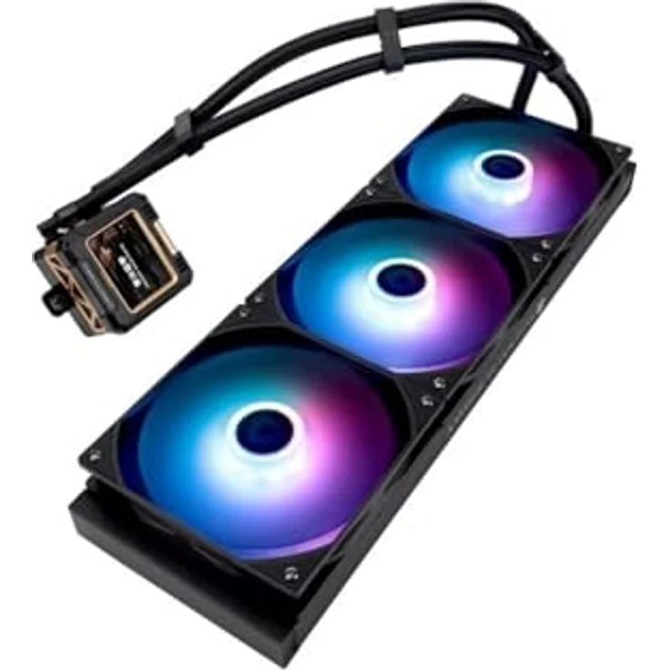Thermalright Frozen Warframe Wasserkühlung, ARGB - 420mm CPU Wasserkühler, schwarz – Bild 4