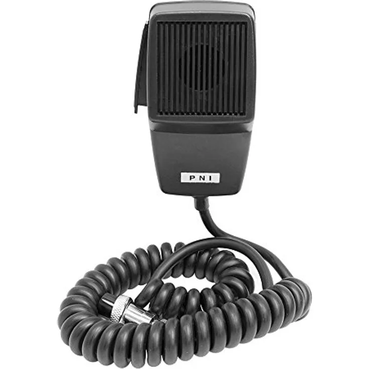 PNI DINAMIC6 6-poliges dynamisches Mikrofon für CB-Radiosender, Schwarz, Dinamic