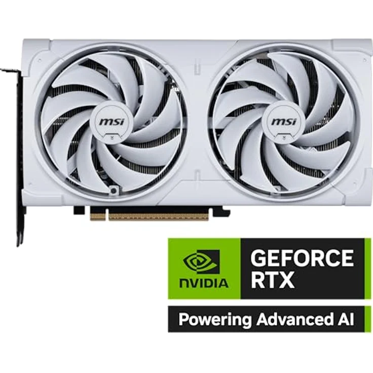 MSI GeForce RTX 5070 12G Ventus 2X OC White, Grafikkarte mit hoher Leistungsfähigkeit – Bild 2