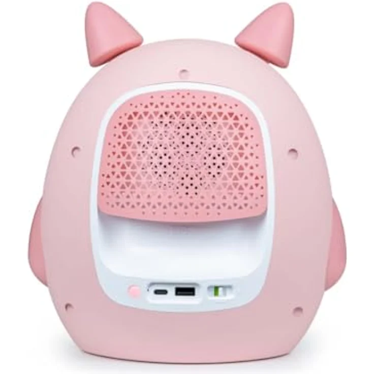 Bigben Bluetooth Lautsprecher mit Nachtlicht Kinder - Katze - Programmierbarer Lautsprecher mit einstellbarer Nachtlampe, wiederaufladbarer Akku – Bild 3