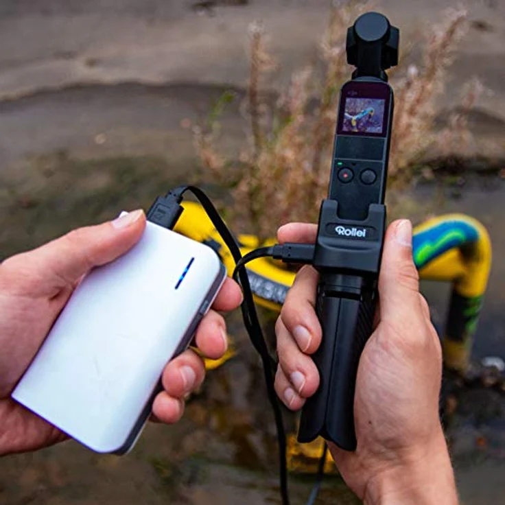 Rollei DJI Osmo Pocket Zubehör Set Starter I Mini-Stativ, GoPro Adapter, WLAN Modul Adapter & Stativ Adapter – Bild 3