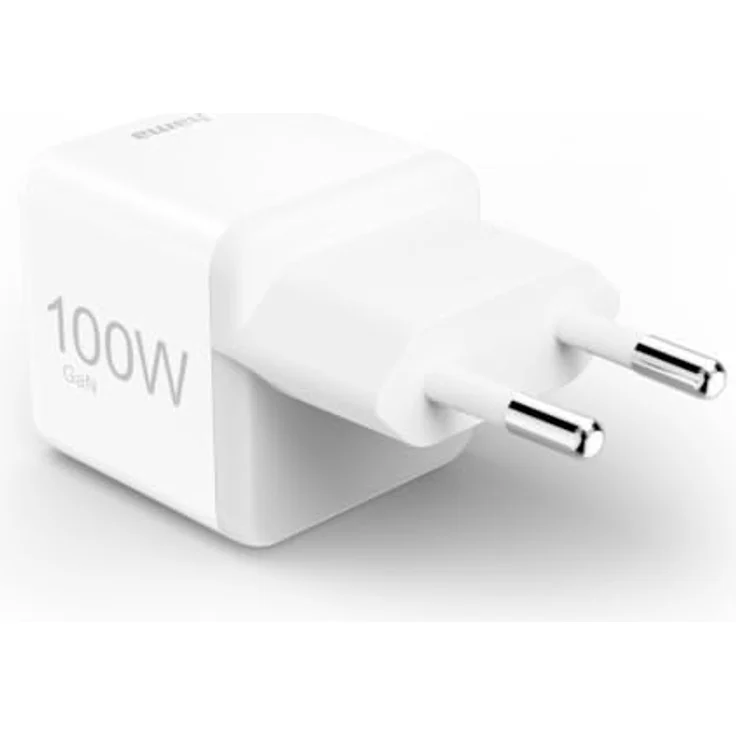 Hama Super-Mini-Charger, Schnellladegerät GaN, USB-C, PD 100 W, Weiß – Bild 3
