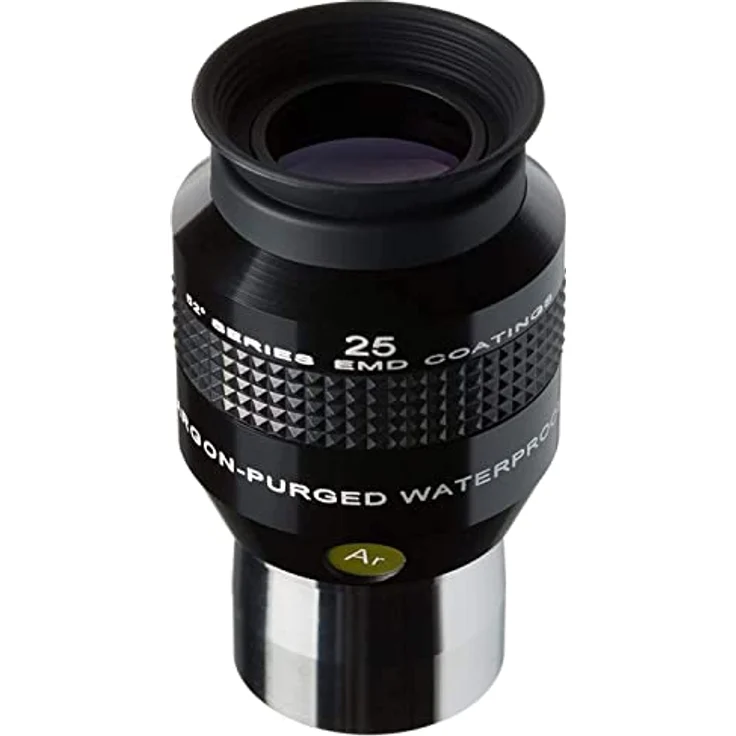 Explore Scientific 52° LER Okular 25mm Ar (1.25") für Teleskope mit hochwertiger EMD Vergütung, wasserdicht mit Argon-Schutzgasfüllung – Bild 1