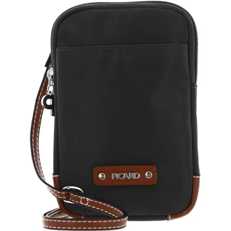 Picard Sonja Handytasche, 12 cm, grau, 100% Nylon, kompakte Schutzhülle