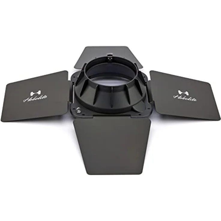 HOBOLITE Hobolite Barndoors, Abschirmklappen Set für Pro LED-Dauerlicht für Fotografie (300 W) – Bild 5
