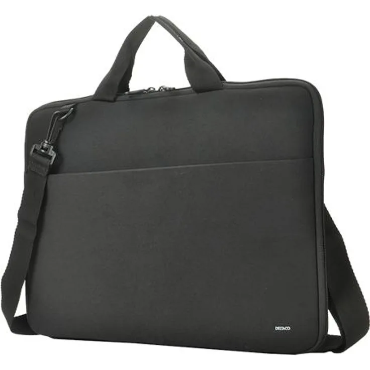 Deltaco Neoprene Laptop sleeve 15.6-16 (16", Universal), Notebooktasche, Schwarz, Leichtgewichtiger Schutz für 16-Zoll Laptops