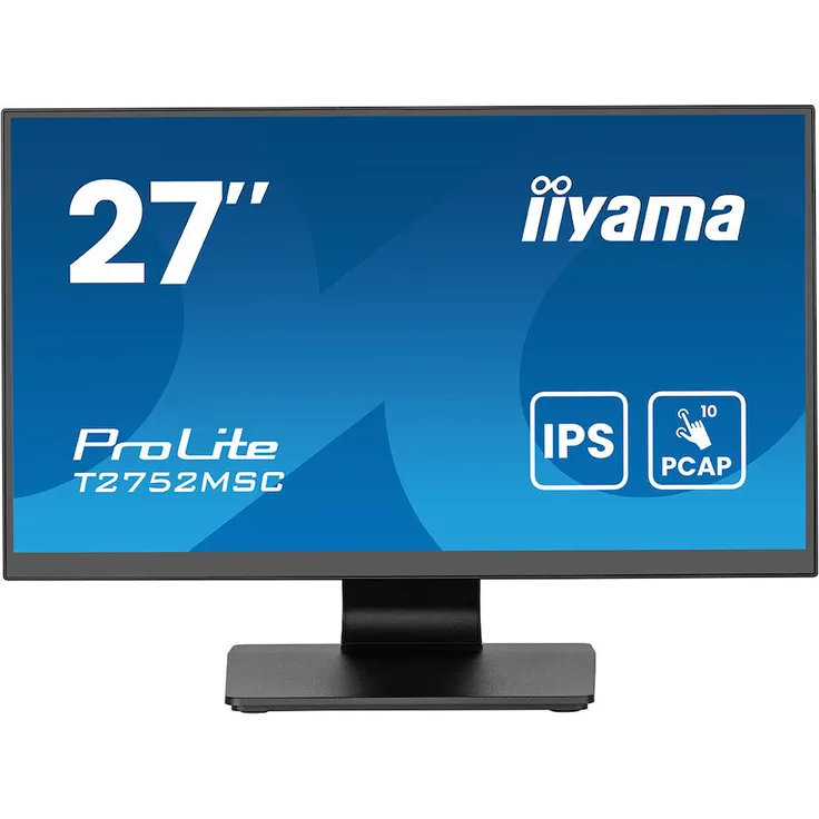 iiyama ProLite T2752MSC-B2AG, 27" DeepContrast-PCAP+-Touchscreen-Monitor mit brillanter Bildqualität und Antireflexbeschichtung