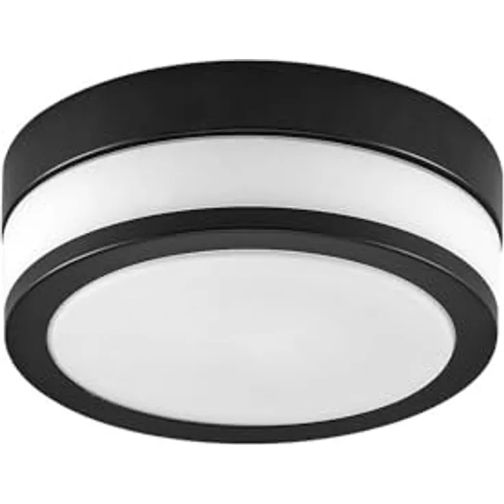 Lindby Deckenlampe Badlampe, spritzwassergeschützt IP44, ø 23 cm, 230V, 2xE27 max. 60W, ohne Leuchtmittel