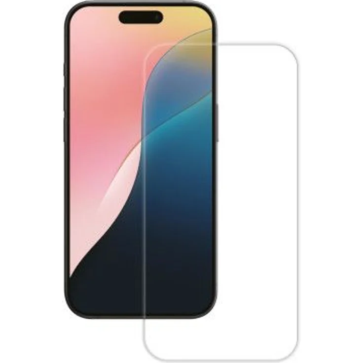 Vivanco Klare Bildschirmschutzfolie 9H für Apple iPhone 16, iPhone 15, Stoßfest, Schmutzabweisend, Kratzresistent
