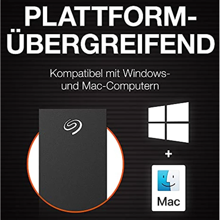 Seagate One Touch HUB 8 TB, 2-fach USB, Hardwareverschlüsselung, Passwortgeschützte externe Desktop Festplatte, 3.5 Zoll, USB 3.0, PC, Notebook & Mac, Modellnr.: STLC8000400 – Bild 4