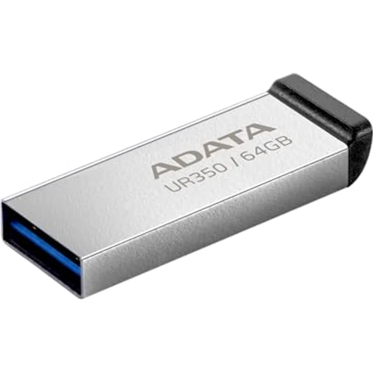 A-Data UR350, USB-Stick mit 64 GB Speicher, USB 3.2 Gen 1, Übertragungsgeschwindigkeit bis zu 100 MB/s, schwarz – Bild 3
