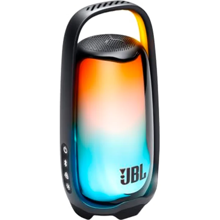JBL PULSE 6, Tragbarer Bluetooth-Lautsprecher mit 360°-Lichtshow, KI-Sound-Boost, schwarz – Bild 5