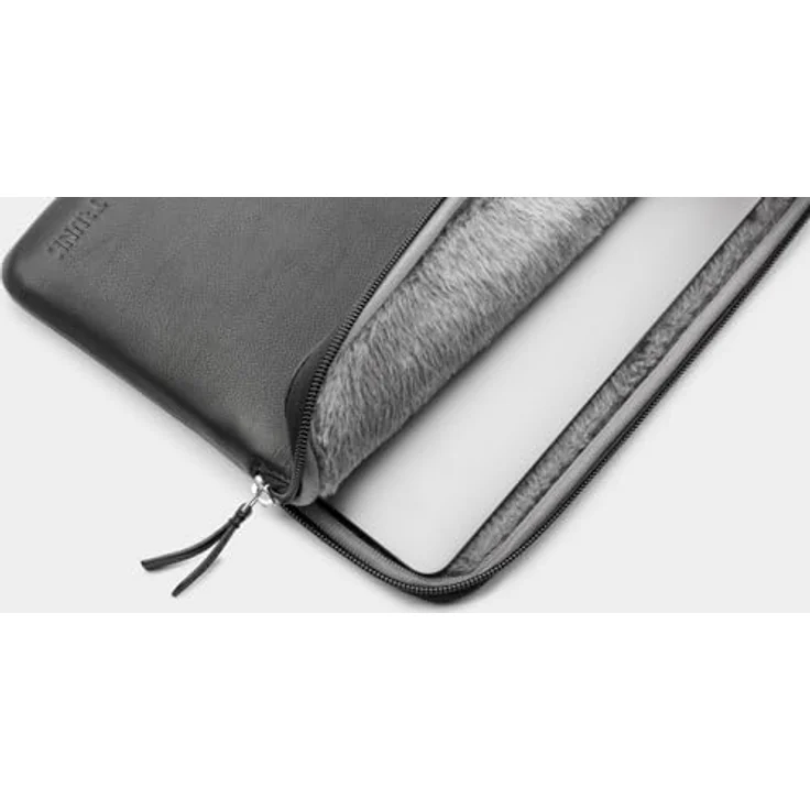 Trunk Leder Sleeve für MacBook Pro 16 (2021-2023), Schutzhülle für 40,6 cm Notebook, schwarz – Bild 6