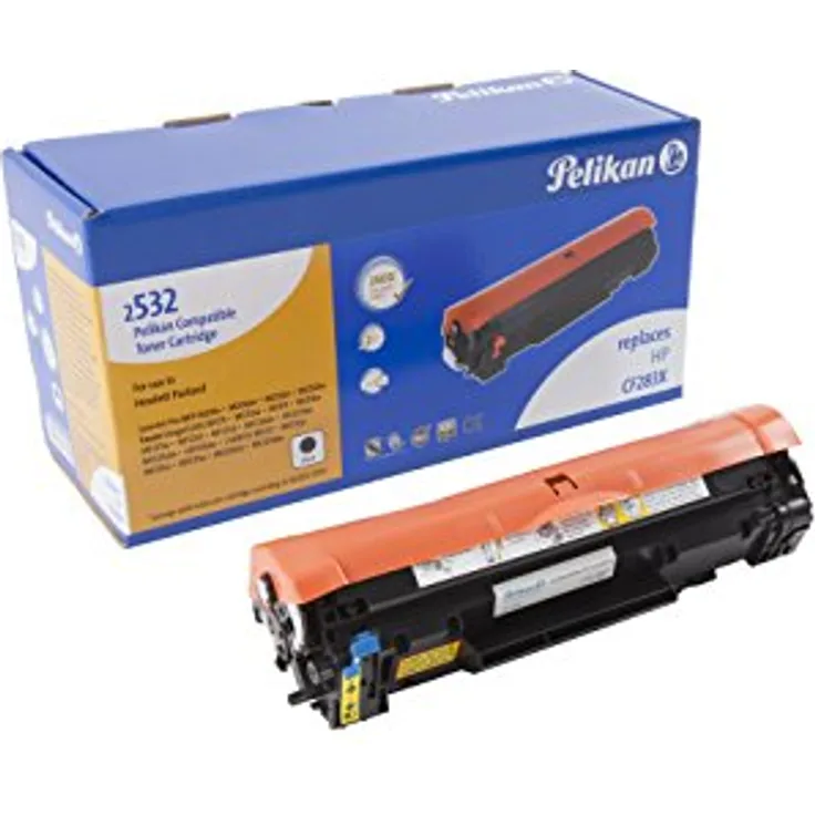 Pelikan CF283X, Schwarz Toner für exakte Farbwiedergabe und hohe Qualität