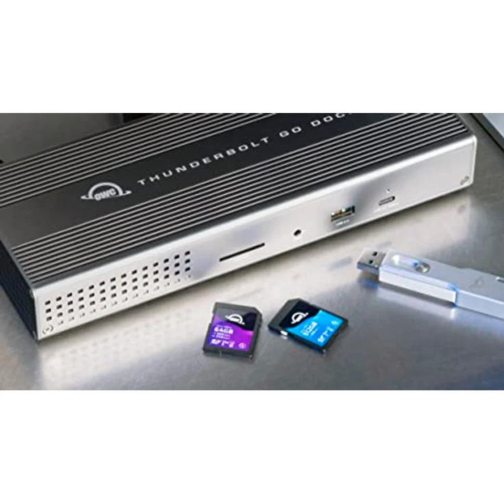 OWC Thunderbolt Go Dock, 11 Anschlüsse, integriertes Netzteil, 90 W Ladegerät, kompatibel mit Thunderbolt und USB-C Macs, PCs, iPads, Chromebooks und Android-Geräten, OWCTB4DKG11P – Bild 5