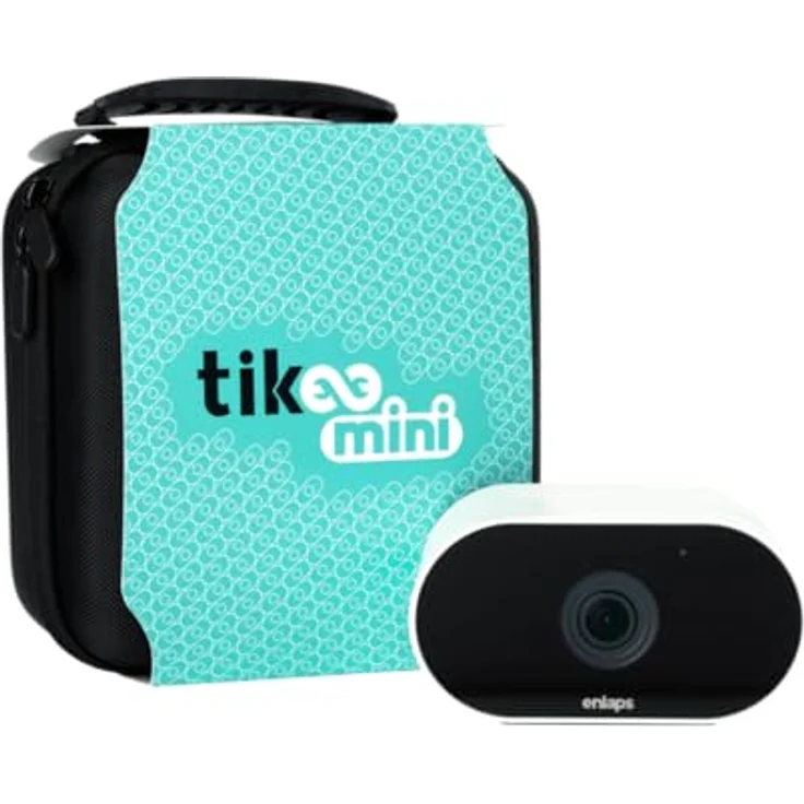 Enlaps Tikee Mini - 12MP 4K Autonome Zeitraffer Smart Kamera, 120° Weitwinkel, 4G/LTE WLAN, Fernüberwachung, IP66, Ideal für Renovierung, Innen & Außen, Wasserdichter Anschluss – Bild 2