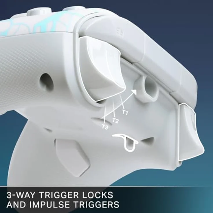 PowerA Advantage Kabelgebundener Controller für Xbox Series X|S, Arktisches Eis, mit Hall-Effekt-Module, programmierbaren Tasten und 3-Wege-Trigger-Locks – Bild 5