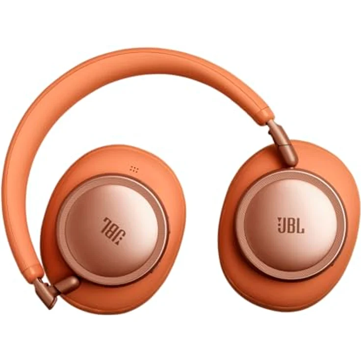 JBL Live 780NC, Kabellose Over-Ear-Kopfhörer mit Adaptivem Noise Cancelling, Spatial Sound, Sprachsteuerung und JBL Pure Bass, Orange – Bild 2