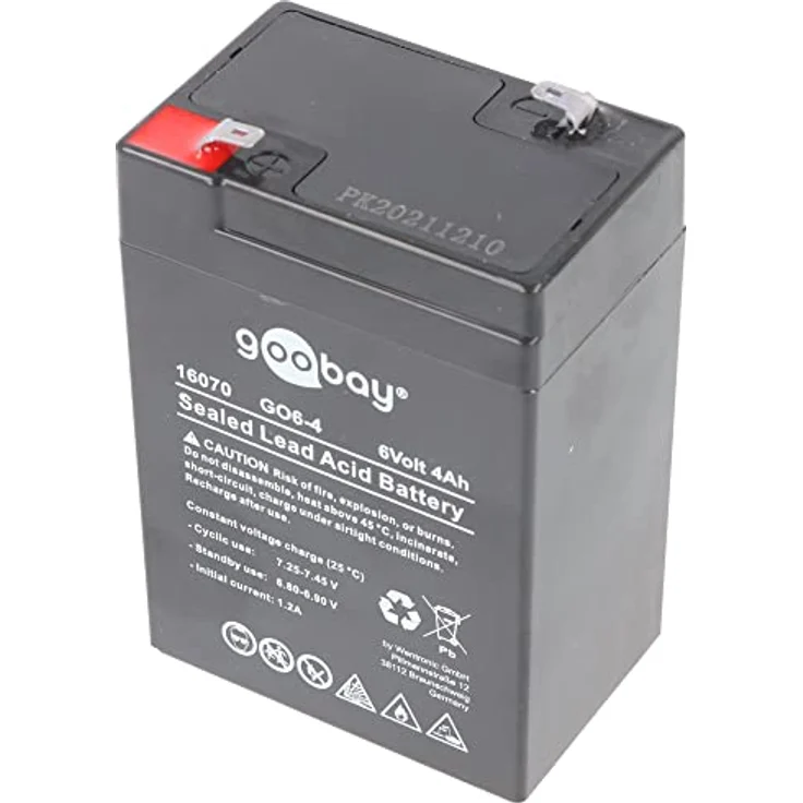 Goobay - GO6-4 - 6 Volt 4000mAh Pb – Bild 3