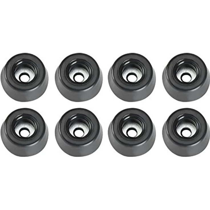 Adam Hall Hardware 4903 M8 AH - 8er Set Gummifuß 20 x 9 mm schwarz im Beutel – Bild 2