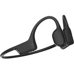 SUUNTO Sonic Kopfhörer mit Knochenleitung, kabellos, Sport-Kopfhörer, Komfort mit freien Ohren, Bluetooth 5.2, IP55 wasserdicht, 10 Stunden Akkulaufzeit, ideal für Laufen, Radfahren, 31 g, schwarz