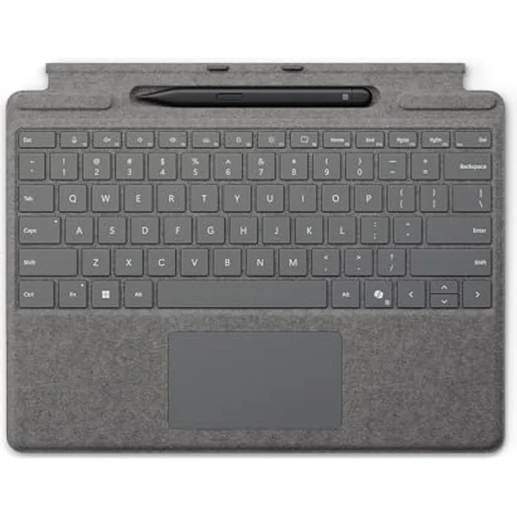 Microsoft Surface Pro mit Slim Pen Tastatur mit Touchpad (mit Slim Pen), Platin – Bild 2
