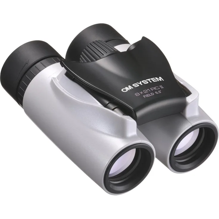 OM System Fernglas, 8x Vergrößerung, 21 mm Objektivdurchmesser, Bariumkronglas, UV-Schutz, kompakt und faltbar
