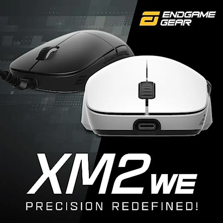 Endgame Gear - XM2we Gaming Maus Kabellos - Wireless Gaming Maus für PC 2,4-GHz Band, 19.000 CPI - Schwarz – Bild 2