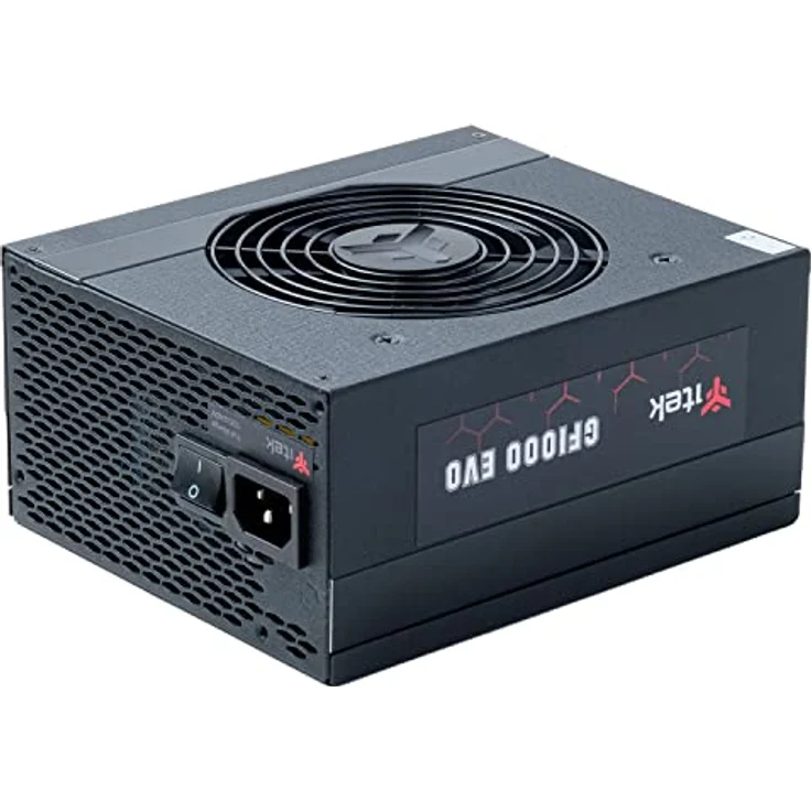iTek ATX-Netzteil, 1000 W, Stabile, leise und leistungsstarke Stromversorgung, schwarz – Bild 1