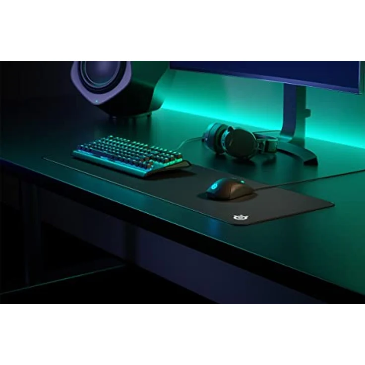 SteelSeries QcK Edge - Cloth Gaming Mouse Pad – abgenähter Rand zur Verhinderung der Abnutzung – optimiert für Gamingsensoren – Größe XL – Bild 4