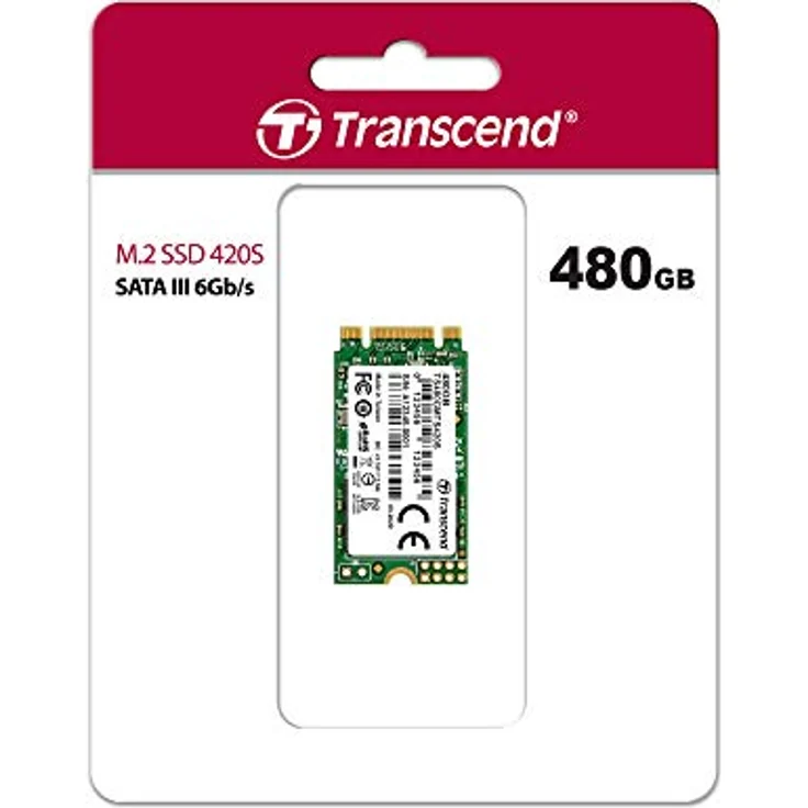 Transcend 420S - Solid-State-Disk - 480 GB - intern - M.2 2242 - SATA 6Gb/s (TS480GMTS420S) – Bild 4